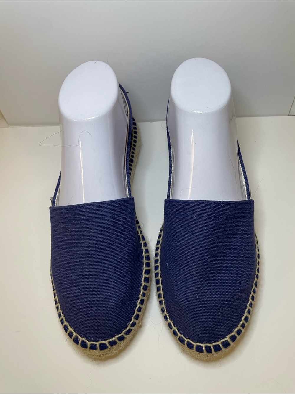 Classic Women's Navy Espadrille Slip-Ons